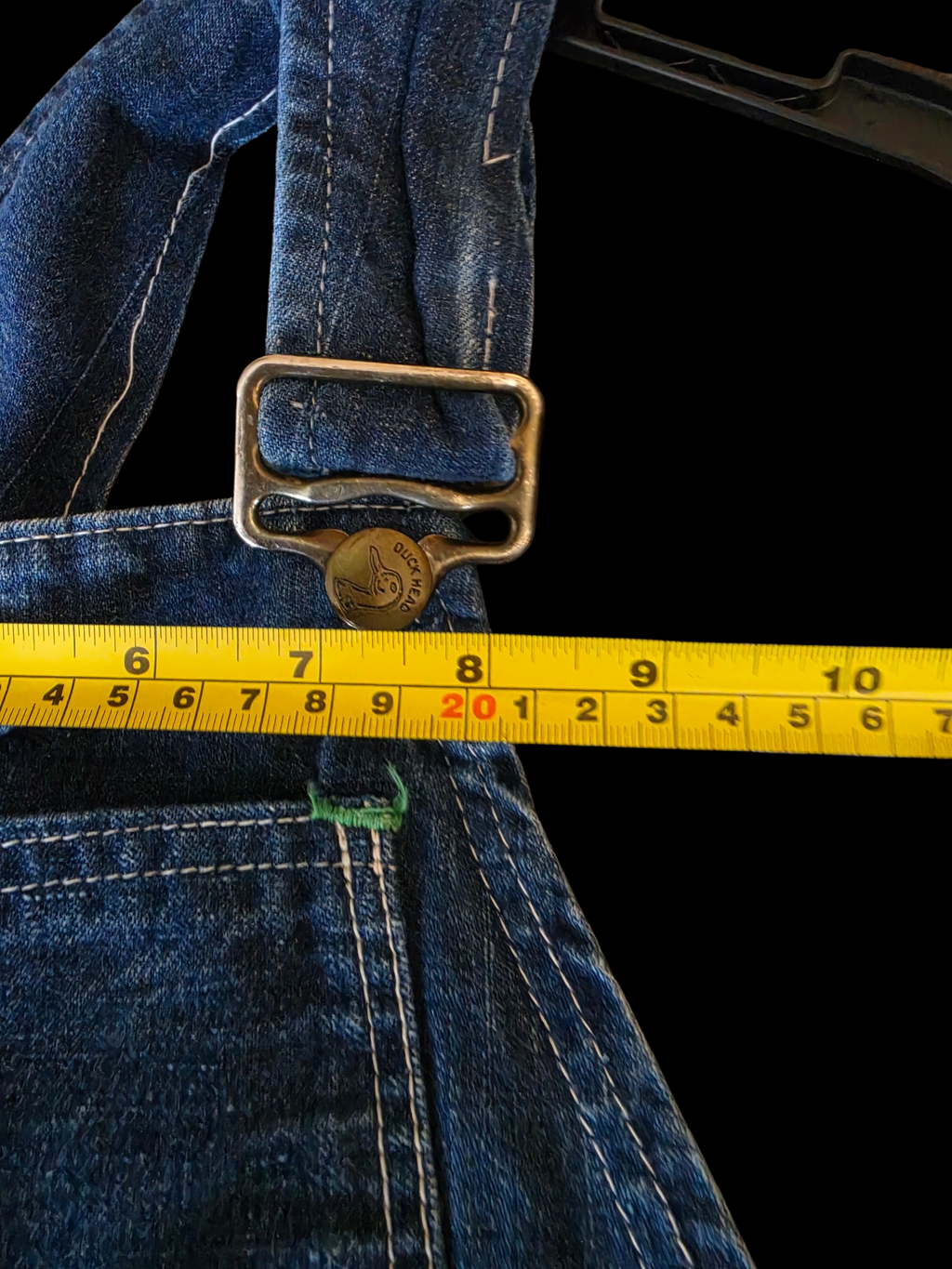 Vintage Duck Head Union Made Denim Overalls