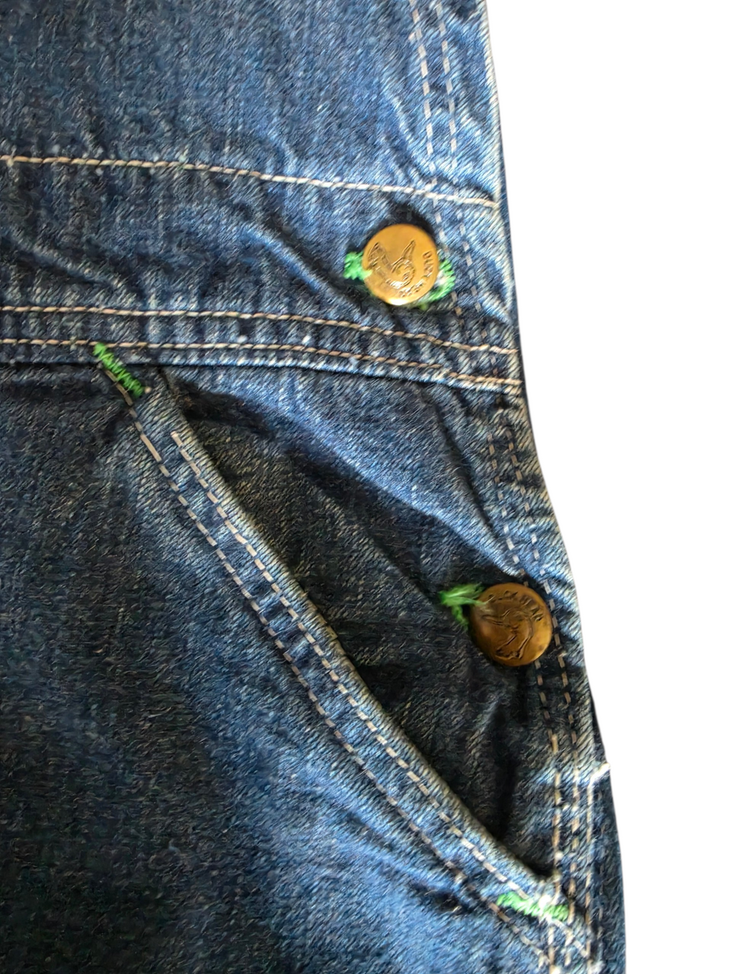 Vintage Duck Head Union Made Denim Overalls