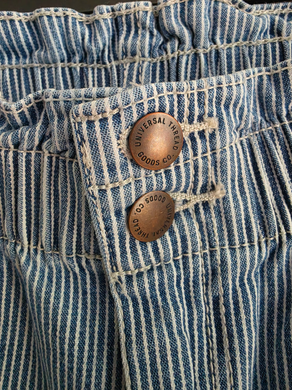 Universal Thread Railroad Stripe Paperbag Pants - Size 12