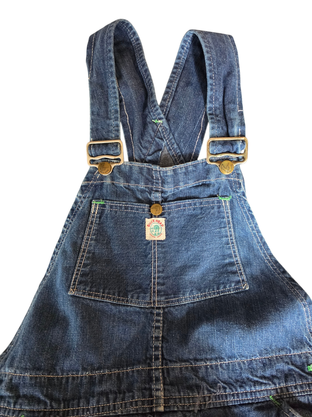 Vintage Duck Head Union Made Denim Overalls