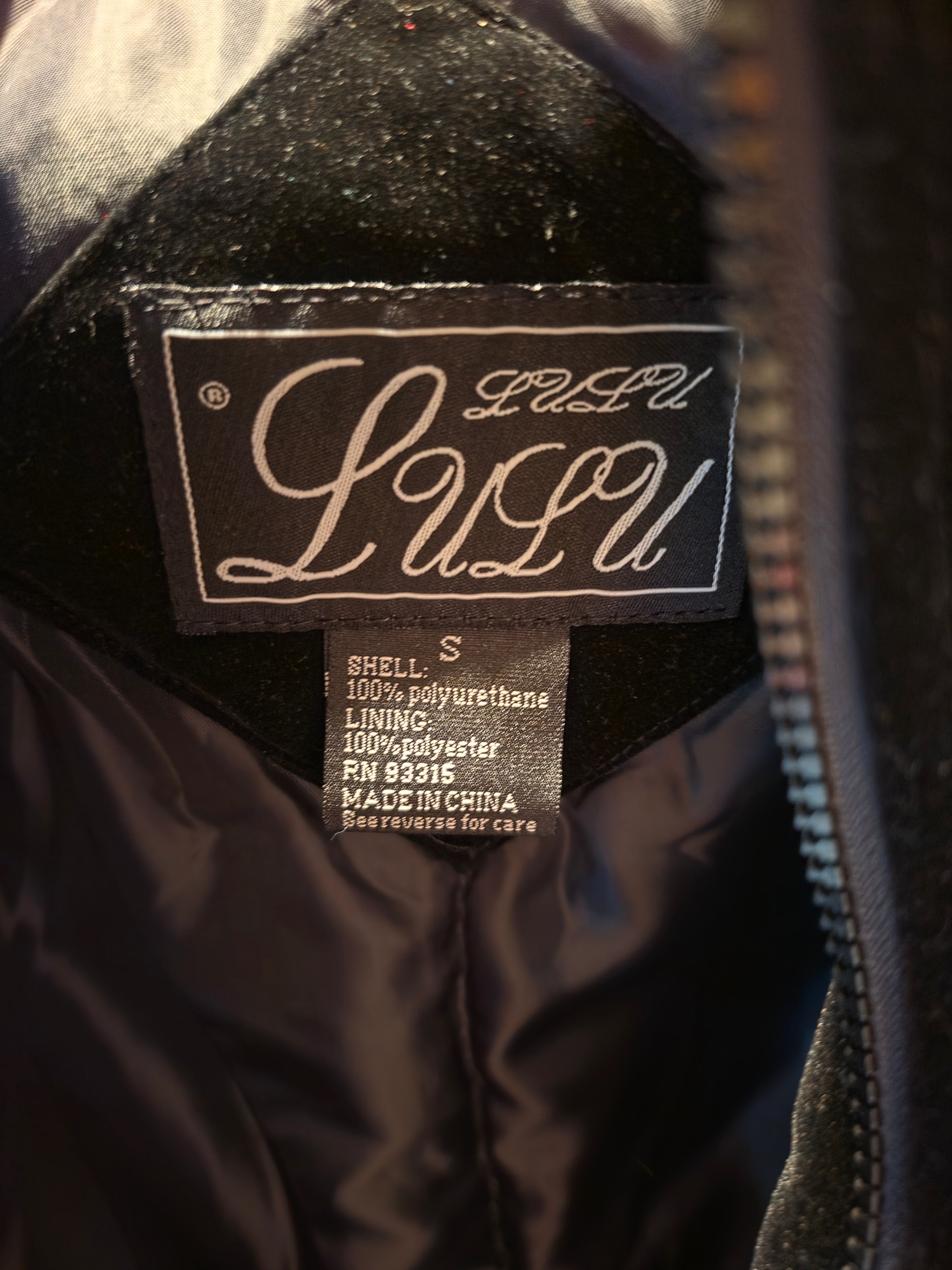 VINTAGE Las Vegas Velvet Colorblock Bomber Jacket S