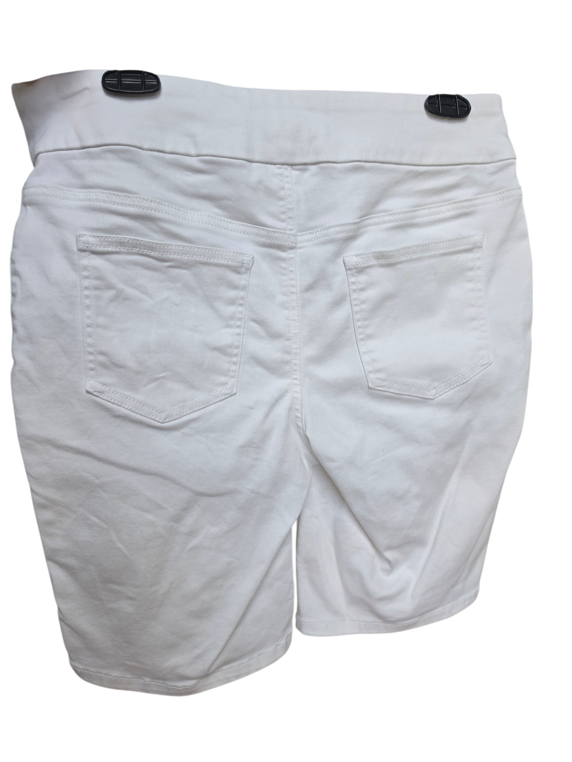 Chico's White Pull-On Jegging Shorts - Size 0.5 (US 6)