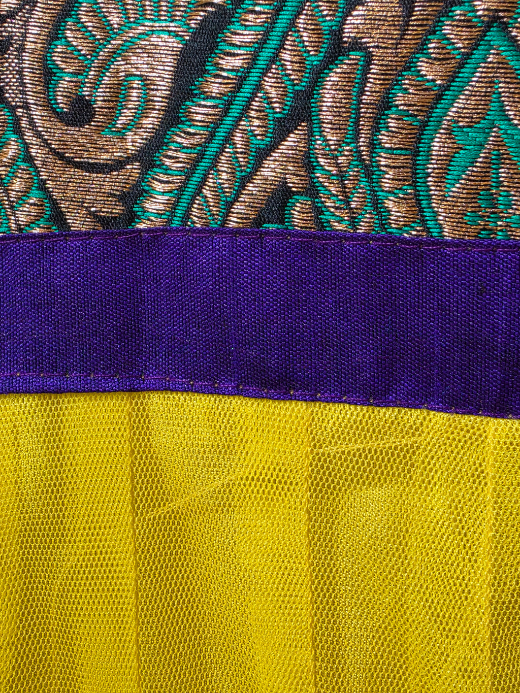 Authentic 3-Piece Anarkali Set in Sunlight Yellow & Royal Paisley
