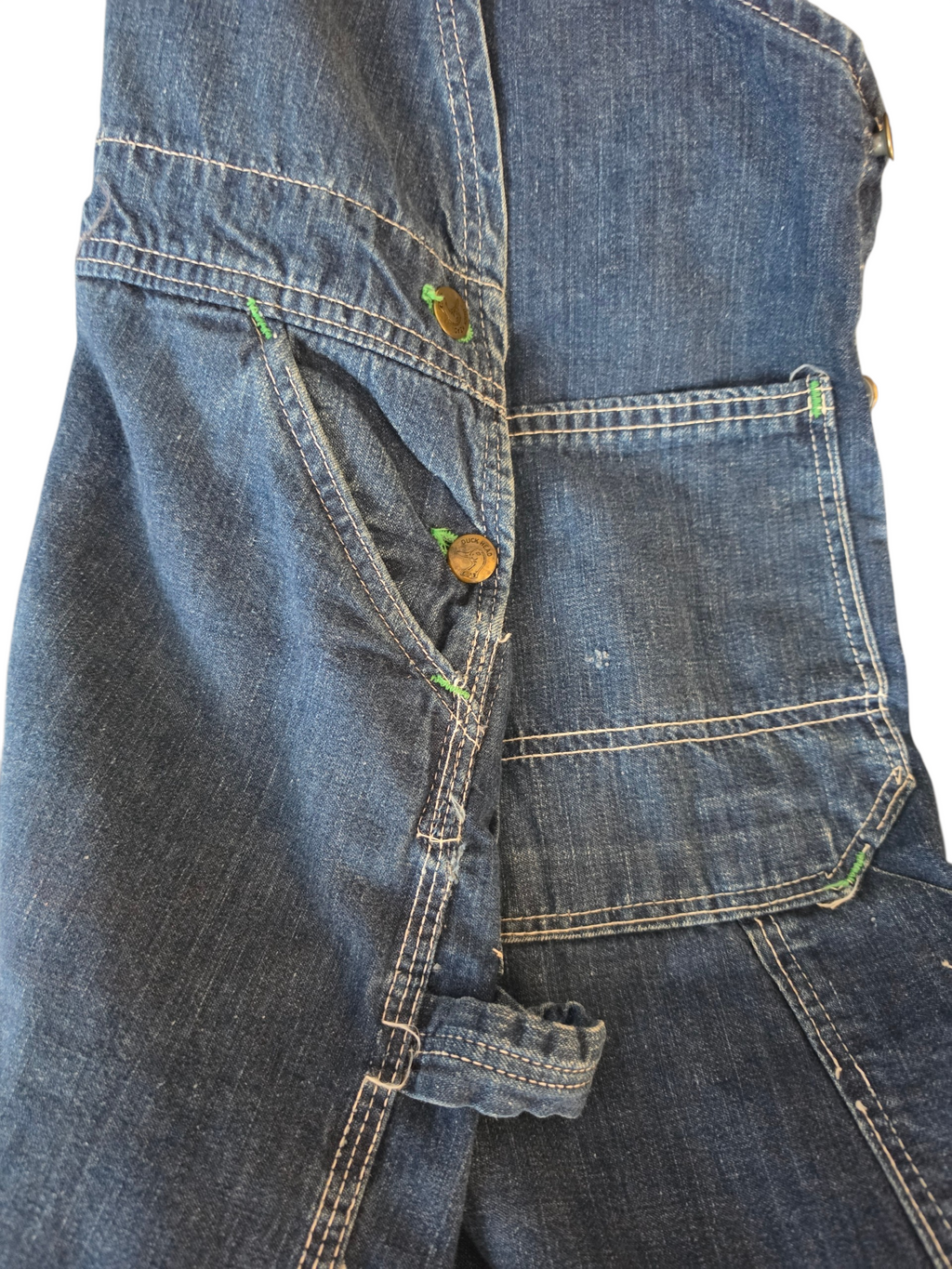 Vintage Duck Head Union Made Denim Overalls