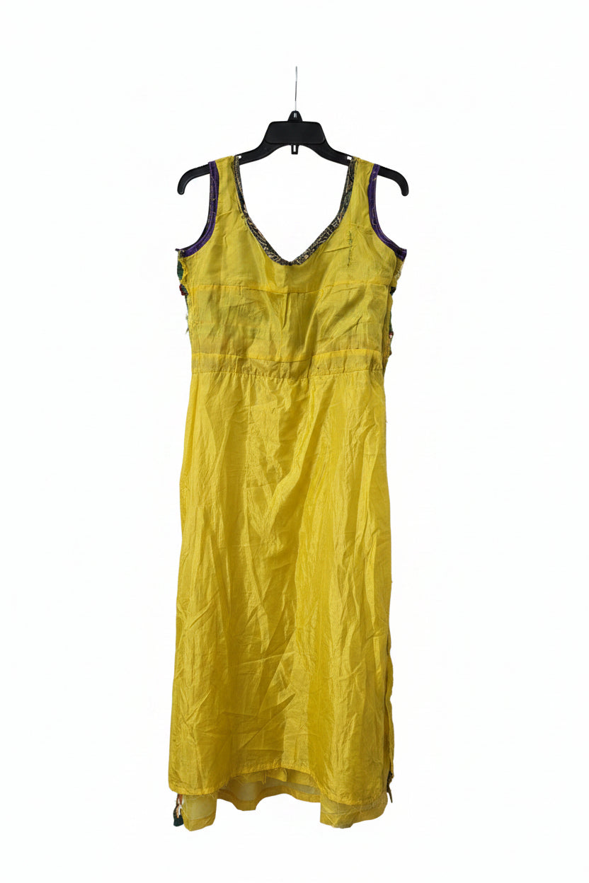Authentic 3-Piece Anarkali Set in Sunlight Yellow & Royal Paisley