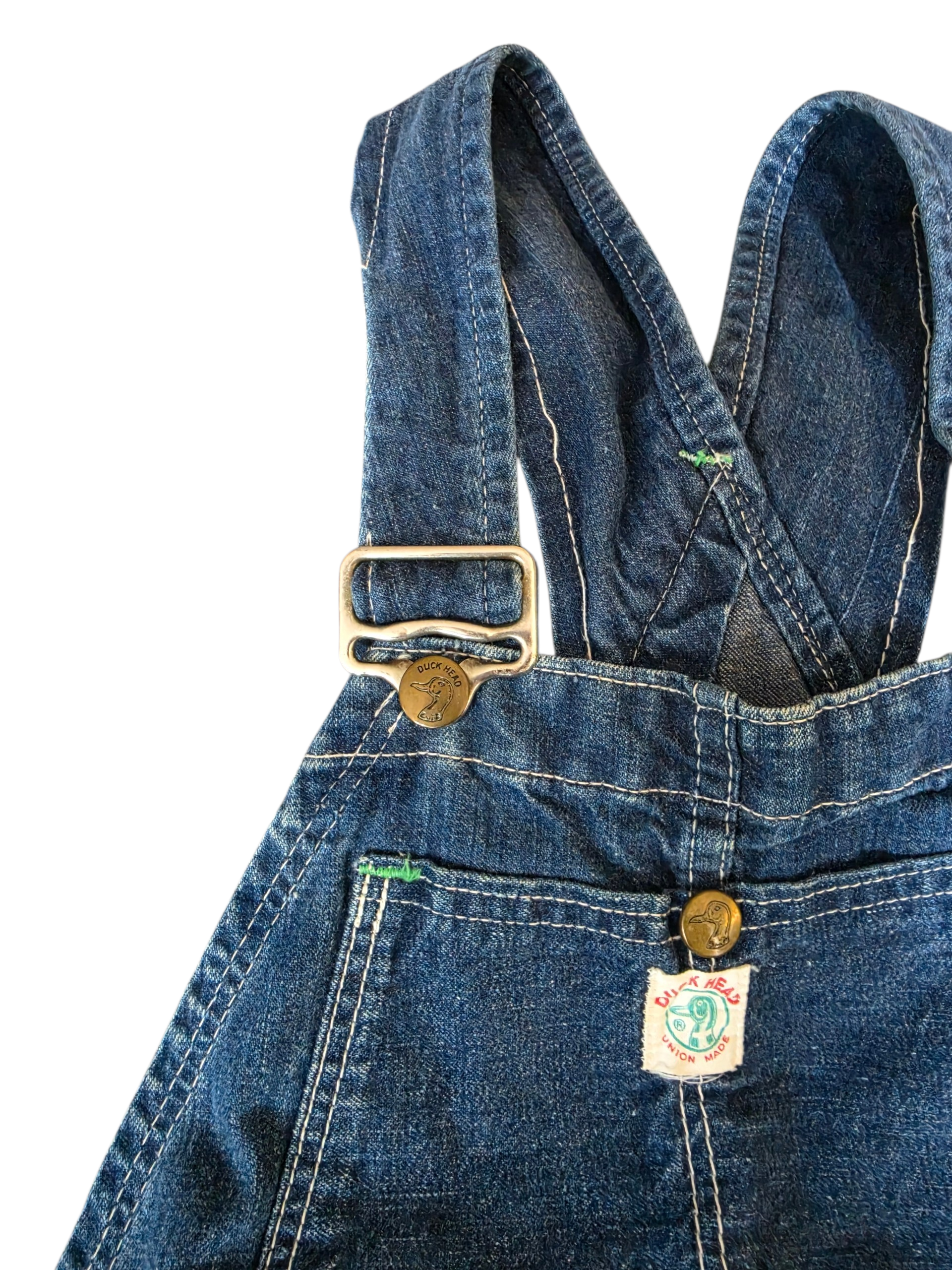 Vintage Duck Head Union Made Denim Overalls